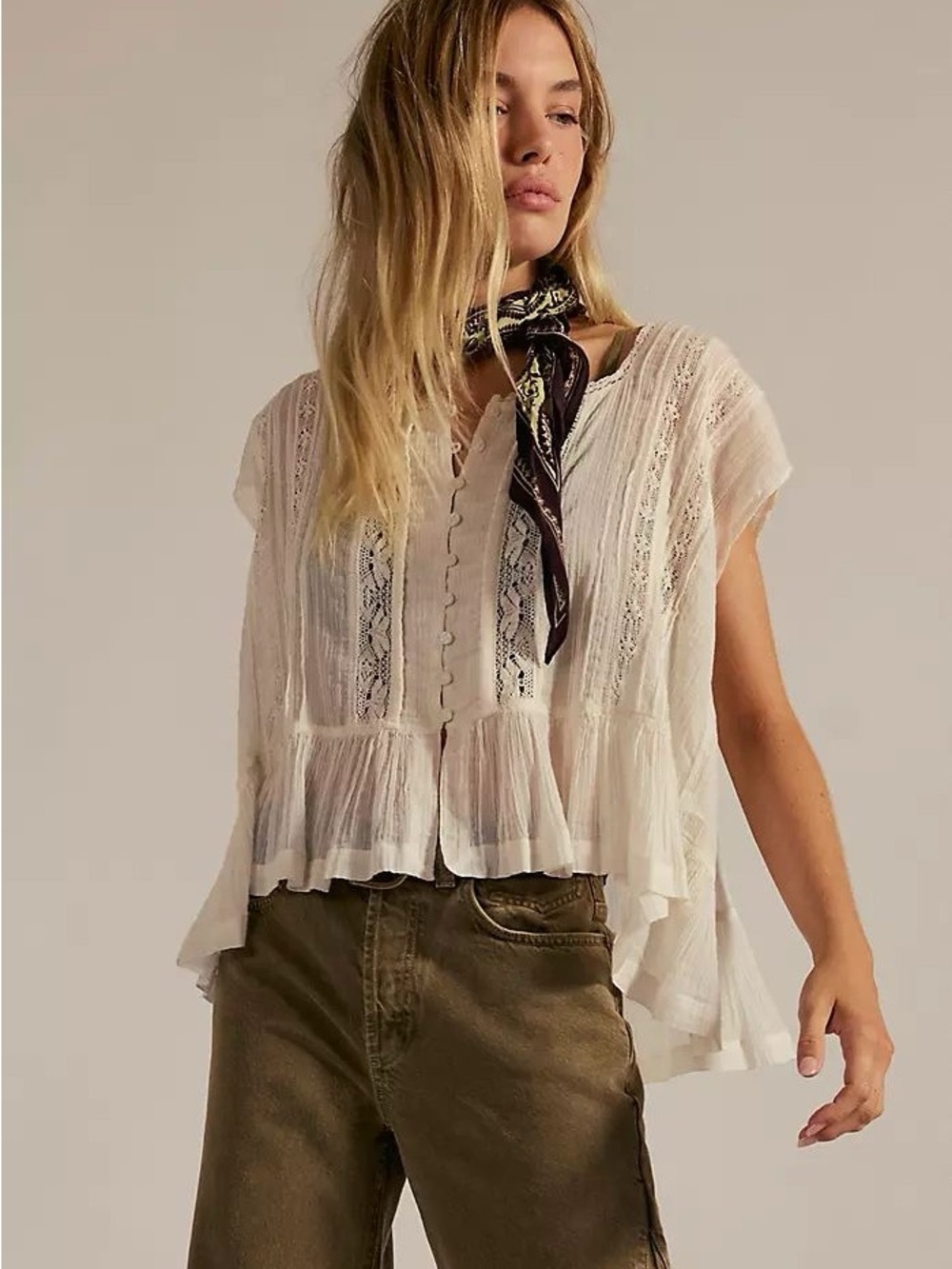 Free People Georgina blouse